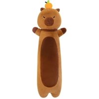 Oem - Peluche Almohada Alargado De Capibara Para Niños Y Adultos