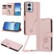 thumbnail image 1 of Funda Cartera Trébol para Motorola Edge 50 Fusion 5G con Ranuras Tarjetas y Carga Inalámbrica Rosa, 1 of 6