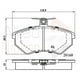thumbnail image 3 of Pastillas Freno para auto Audi 80 1986-1992 Delantero, 3 of 4