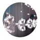 thumbnail image 1 of Luces Led Navidad Cascada Luna Estrellas Guirnalda Cortina Blanco, 1 of 2