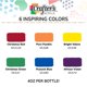 thumbnail image 2 of Juego de 6 colores primarios de pintura acrílica DecoArt 118 ml, 2 of 5