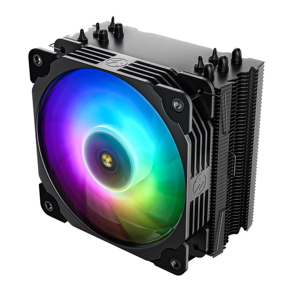 Enfriador de aire para CPU Vetroo V5 con 5 tubos de calor de 120 mm FDB PWM RGB