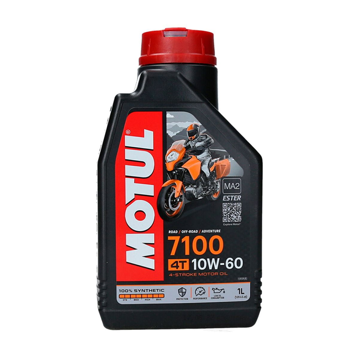 Motul - Aceite 7100 4t 10w60 Sintetico