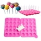 thumbnail image 2 of 1pc, Lollipop Mold, With Free Sticks, 20 Cavities Silicone Cake Pop Mold, Chocolate Mold, Candy Mold, Baking Tools, Kitchen Gadgets, Kitchen Accessories, Home Kitchen Items, 2 of 4