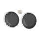 thumbnail image 3 of Cubiertas Para Parrillas De Altavoces De 6,5 Pulgadas Para Electra Road Glide 83-20 Silver, 3 of 5
