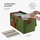 thumbnail image 3 of Caja de almacenamiento para adornos navideños ZOBER, tamaño grande, color verde, 128 adornos, 3 of 8