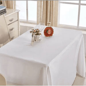 Genérico - Mantel Rectangular Diseños 140X220 Blanco