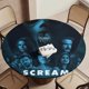 thumbnail image 5 of Scream (película)-theme Fitted Round Tablecloths Elastic Edged Table Covers Waterproof Table Cloth for Kitchen Holiday Party Tables Decor 120cm, 5 of 6