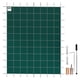 thumbnail image 1 of La cubierta de seguridad para piscinas VEVOR se adapta a una malla verde rectangular de 12 x 24 pies, 1 of 9