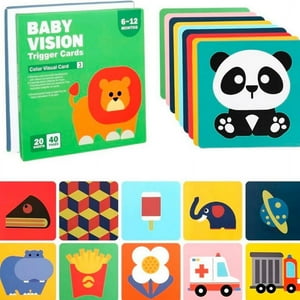 Oem - Tarjetas Educativas Estimulacion Visual 6-12 Meses