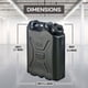 thumbnail image 3 of Contenedor de agua Scepter Military 20 L/5 galones, 10 unidades, negro, 3 of 7