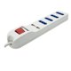 thumbnail image 2 of Extensión XT41 USB 4 posiciones blanco Open Box, 2 of 6