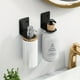thumbnail image 2 of 3pcs Shampoo Body Wash Bottle Hanging Rack, Punch Type Stainless Steel Hand Sanitizer Hook, Bathroom Accessories, 2 of 5