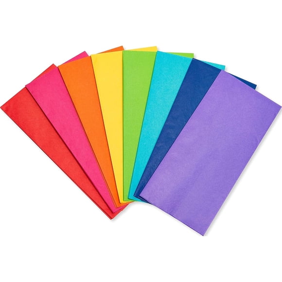 Papel Seda American Greetings 40 Hojas 8 Colores 20 x 20 in