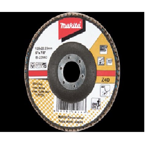 Makita - Disco Flap De Listones Cónico Premium De Circonio Z80