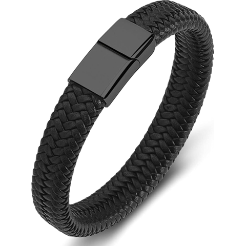 Genérico - Pulsera Minimalista Cuero Brazalete Elegante