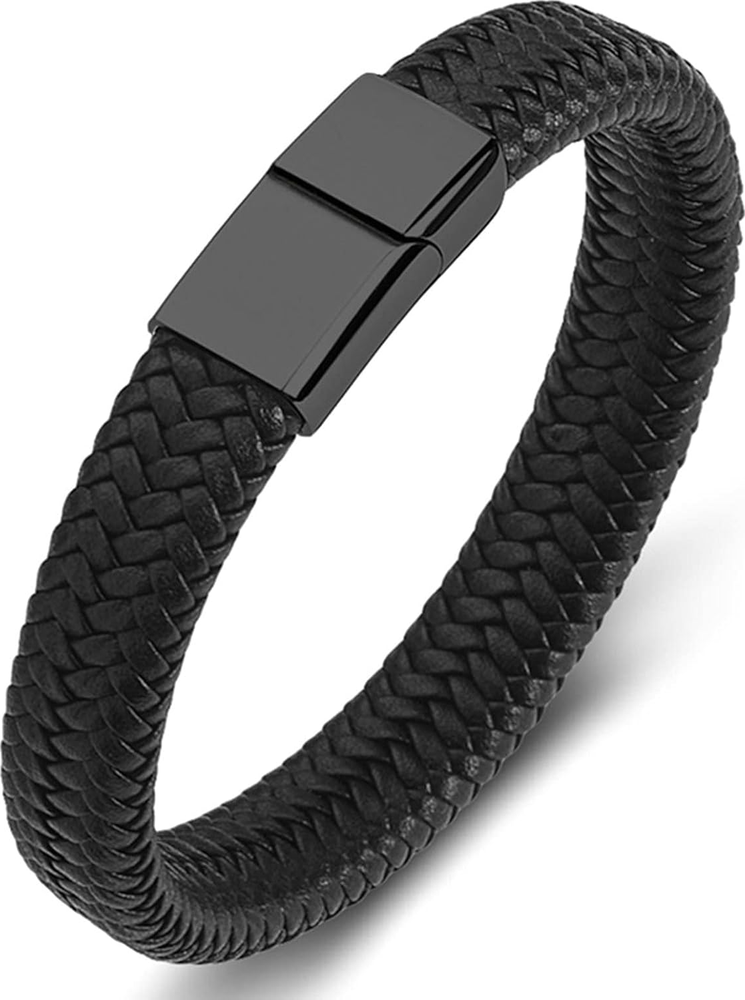 Genérico - Pulsera Minimalista Cuero Brazalete Elegante