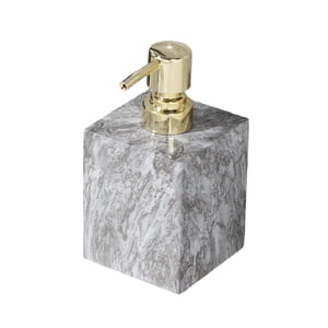 Magideal - Dispensador De Jabón, Bomba De Espuma, Botella De Loción, Champú, Ducha, Dispensador De Jabón De Manos Reutilizable Rústico, Dispensador De Jabón Líqu Oro Gris