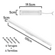 thumbnail image 3 of Foco Tubo Led 48w Luminaria Lineal Luz Fria 120cm, 3 of 3