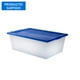thumbnail image 1 of Caja Organizadora Con Tapa Azul 10L Mybox Polipropileno Transparente, 1 of 1