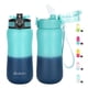 thumbnail image 1 of Botella de Agua Infantil Oldley Acero Inoxidable 355ml con Pajilla e Infusor, 1 of 3