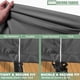 thumbnail image 4 of Fundas para Muebles de Patio Gasadar 4 Piezas Impermeables Gris, 4 of 7