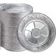 thumbnail image 1 of Bandejas Descartables de Aluminio de 9" (Paquete de 25) – Redondas, Seguras para Congelador, Perfectas para Quiche, Tartas y Pasteles, 1 of 7