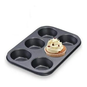 Genérico - Molde Para 6 Muffins Cupcakes Magdalenas Repostería
