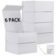 thumbnail image 1 of Cajas de regalo MUMUPACK, 6 unidades, blancas, con tapas, 23 x 23 x 10 cm, con cinta, 1 of 7