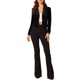 thumbnail image 2 of INSPIRE CHIC Chaqueta de Traje de Trabajo para Mujer de Halloween de Terciopelo con Solapa de Cuello y Manga Larga con Botón 3XL Negro, 2 of 7