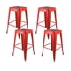 thumbnail image 1 of Pack 4 Taburetes Pisos Metal Tolix para Comedor Bar LF5-03H 66cm - Rojo, 1 of 5