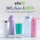 thumbnail image 4 of Tazas apilables Ello 473 ml acero inoxidable 2 piezas ciruela/verde salvia, 4 of 4