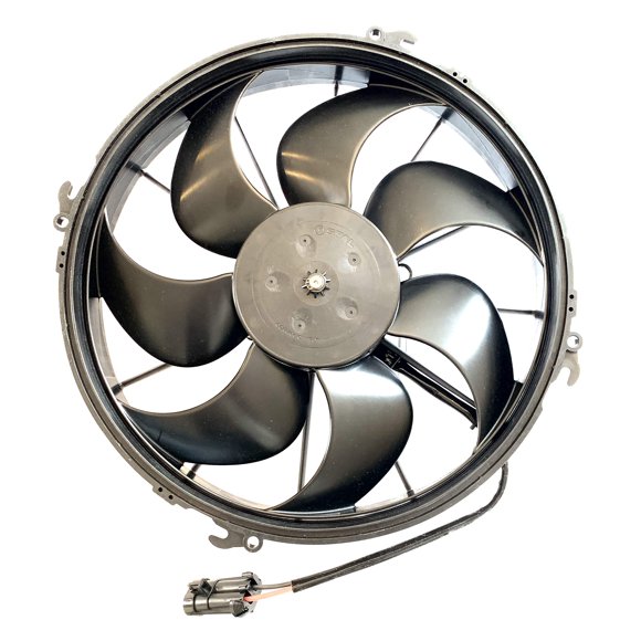 Ventilador SPAL 30 cm 12 V de alta salida con pala curva