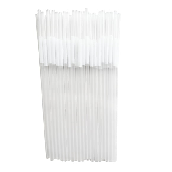 XmhyTop Popotes para Fiestas Color transparente, 200 Unidades de 0.6x26 cm Resistentes,Bodas y Eventos Sociales Popotes Decorativos