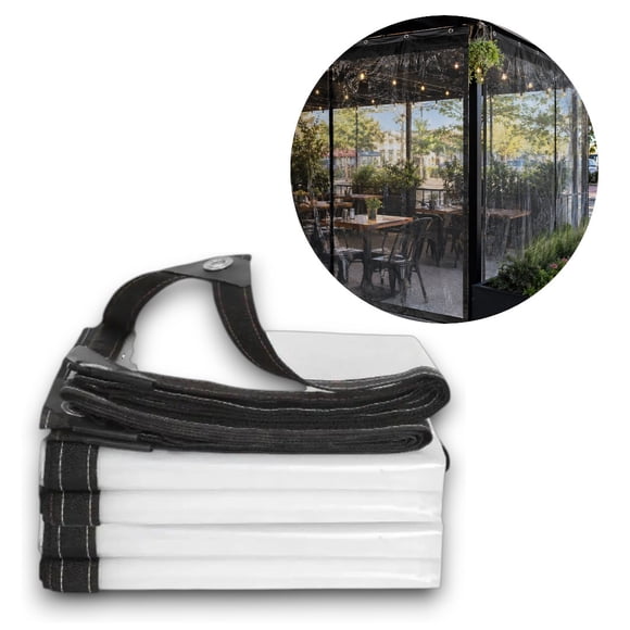 Lona Transparente 3x2 Impermeable Resistente Con Ojales