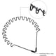 thumbnail image 4 of 6 PCS Negro Cacampanao Diadema de Aro, Multi-Estilos Ondulada Metal y Plástico Cacampanaoband, Unisex Flexible Diadema Accesorios para mujeres Hombres o Niñas, 4 of 7