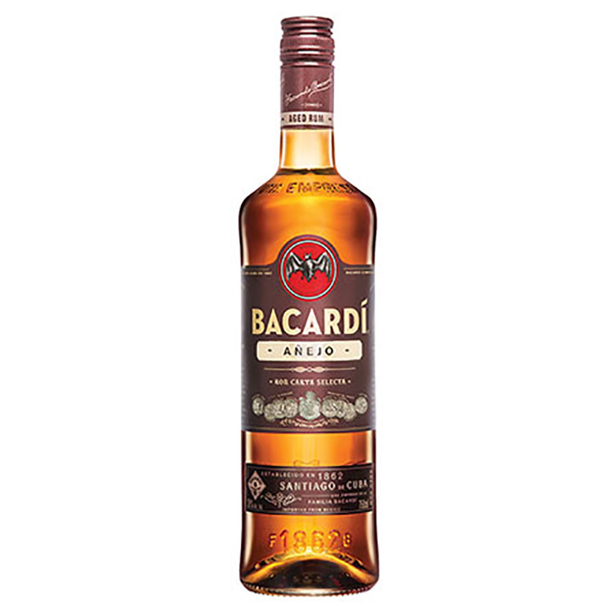 Ron Añejo 38° Botella 750 cc Bacardí