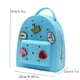 thumbnail image 2 of Cartoon Waterproof Backpack With Charm, Lightweight Zipper Mini Travel Beach Bag For Women Girls, 2 of 3