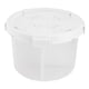 thumbnail image 1 of Recipiente De Almacenamiento De Alimentos Multiusos Con Compartimento Para Utensilios De Cocina Blanco 1800ml, 1 of 5