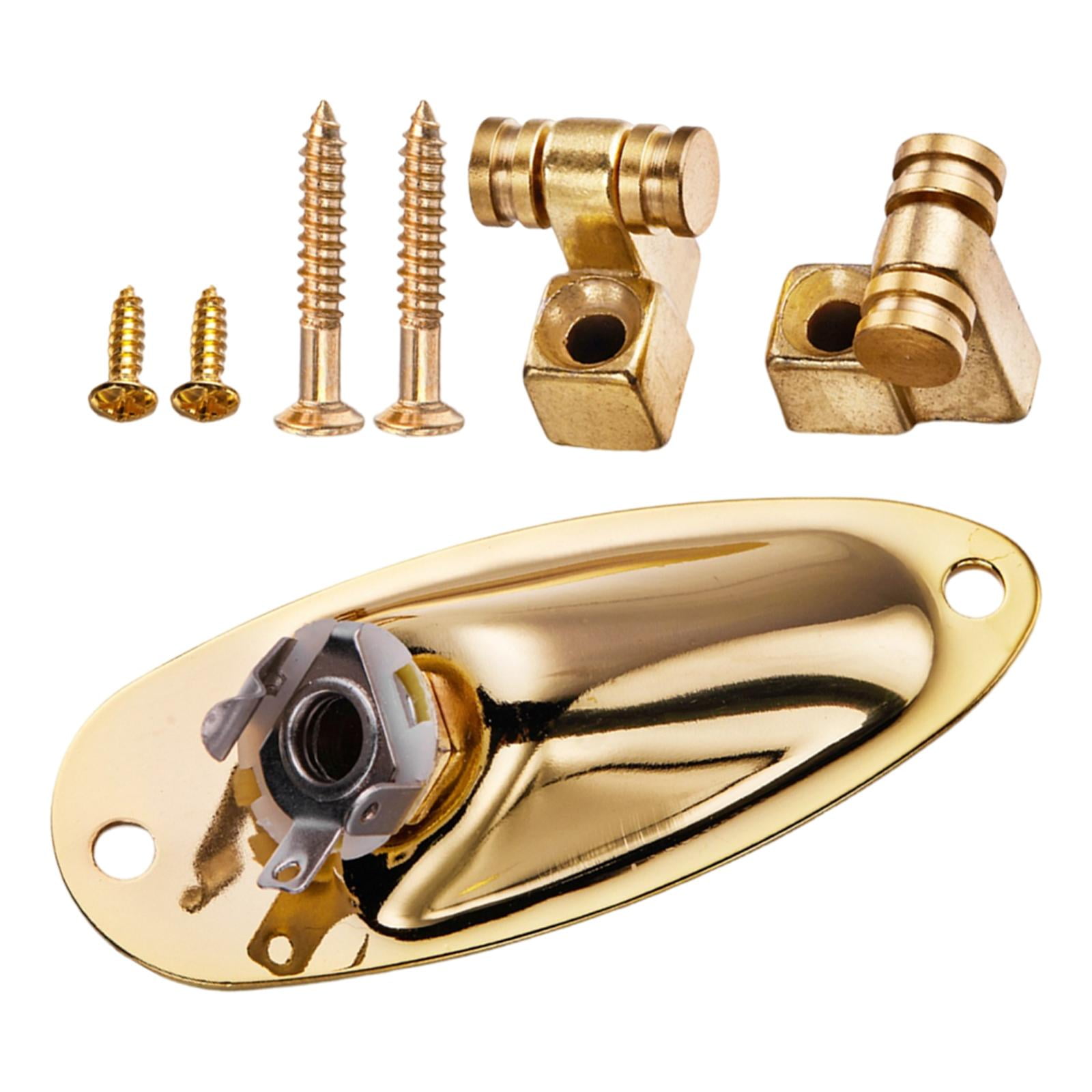 Magideal - De Cuerdas Con Rodillo Para Guitarra Eléctrica, Guía De Soporte Para Cuerdas De Guitarra, Piezas De Hardware De Metal Resistentes Con Placa De E Estilo A