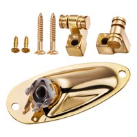 Magideal - De Cuerdas Con Rodillo Para Guitarra Eléctrica, Guía De Soporte Para Cuerdas De Guitarra, Piezas De Hardware De Metal Resistentes Con Placa De E Estilo A