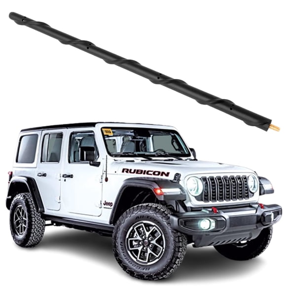 Antena 33cm Para Jeep Wrangler Jk Jl Gladiator Jt