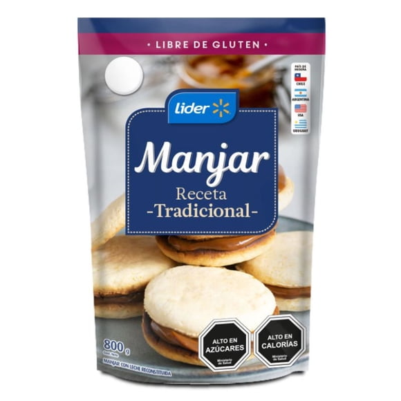 Manjar Tradicional Bolsa, 800 g