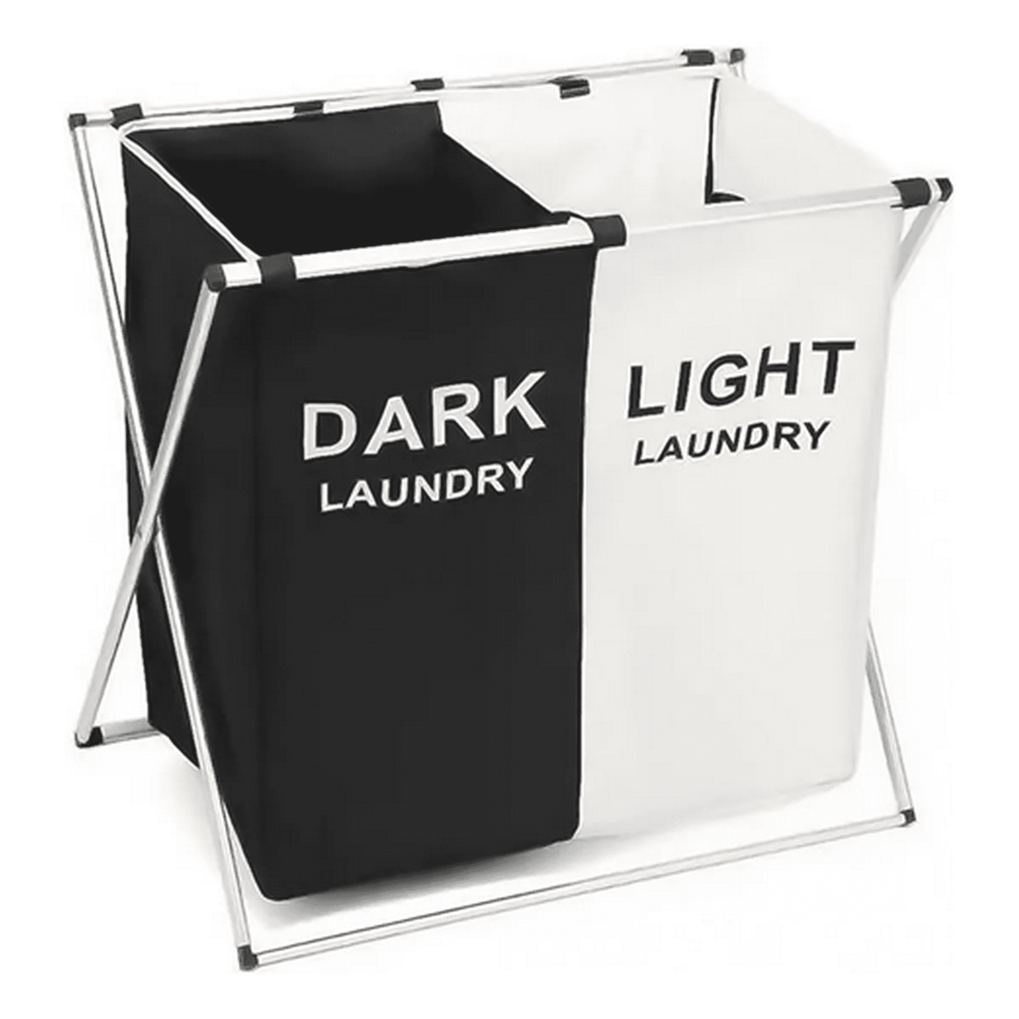 Genérico - Cesta Ropa Sucia Doble Plegable Diseño Práctico