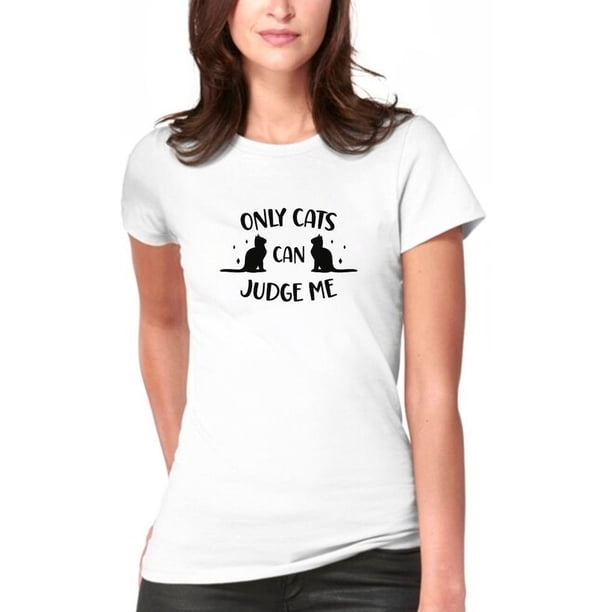Polera Solo El Gato Podra Juzgarme Only Cat Can Judge Mujer