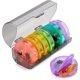 thumbnail image 1 of Organizador de Pastillas MEDca de 7 Días AM/PM, Estuche Portátil, Colores Arcoíris, 1 of 9