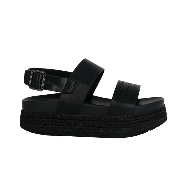 Sandalia Plataforma Maple Negro Alquimia