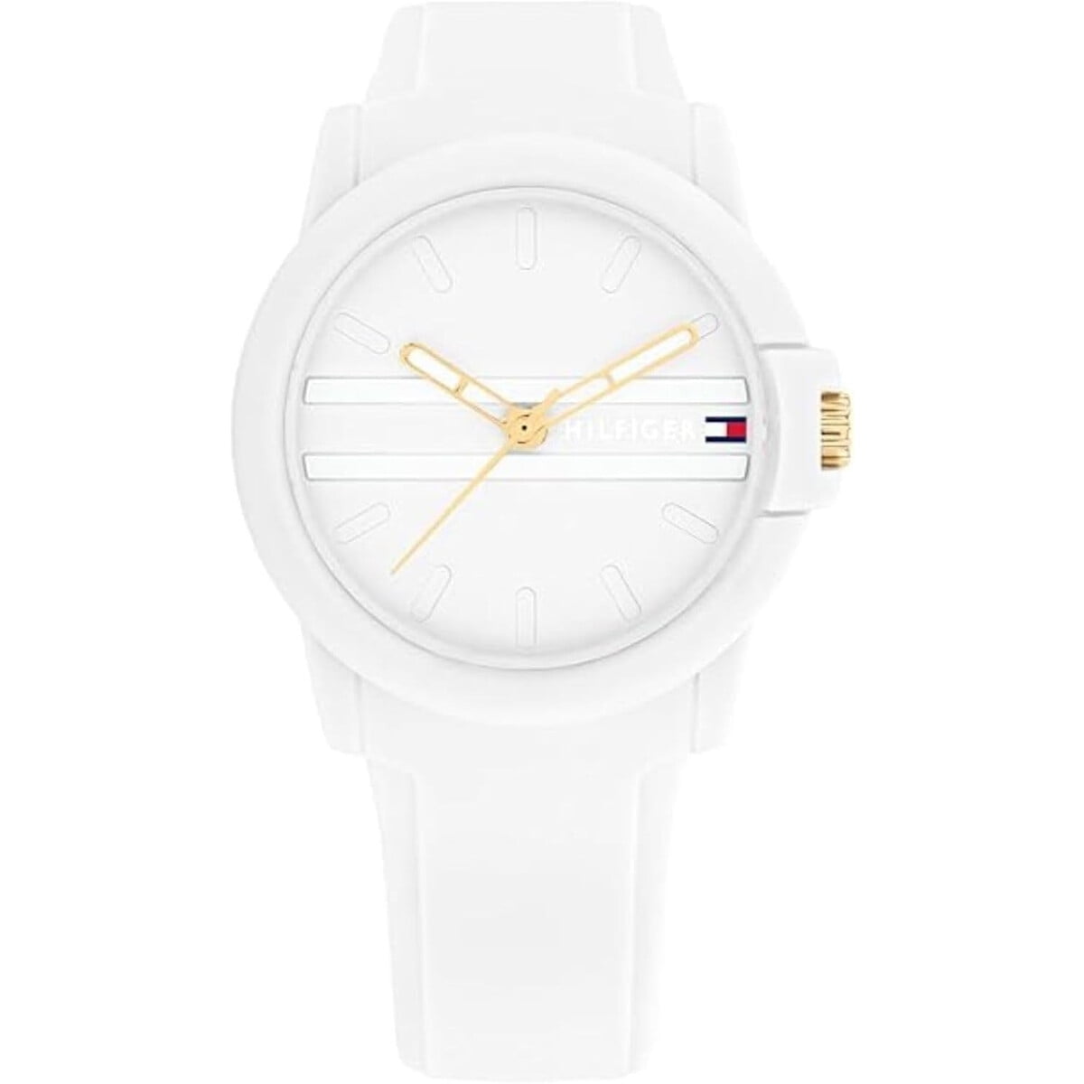 Reloj Tommy Hilfiger Mujer Sport 1782687 Cuarzo Silicona Blanco