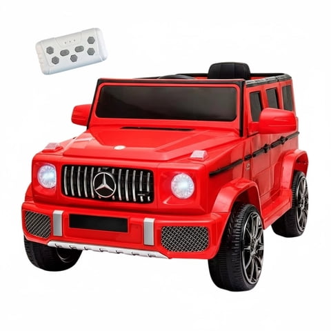 Mundo Online - Jeep Eléctrico Xxl Mercedes Con Luz Sonido Y Control Rojo