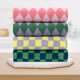 thumbnail image 5 of REGALWOVEN Toallas de Mano de Algodón a Cuadros para Baño, Patrón Geométrico Suave y Absorbente para Decoración del Hogar Verde 4 Piezas, 5 of 5